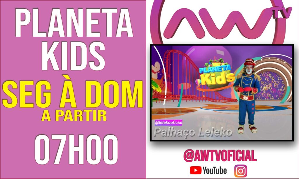 planeta Kids com palhaço Leleko